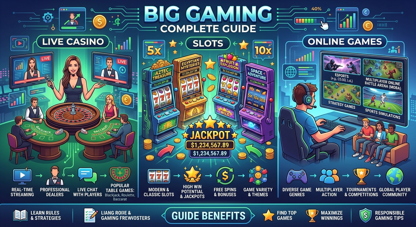 Big Gaming – Complete Guide to Live Casino, Slots & Online Games