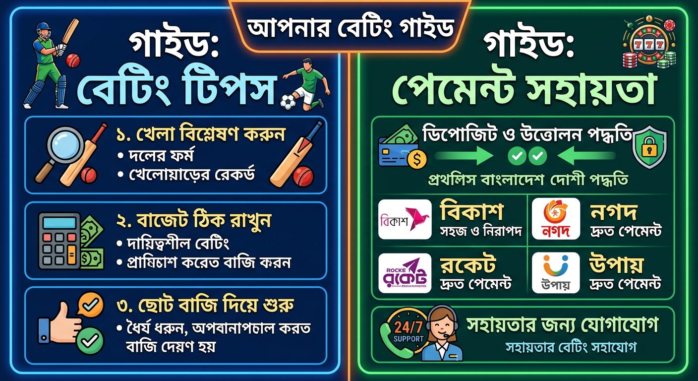 9Wickets গাইড: বেটিং টিপস ও পেমেন্ট সহায়তা